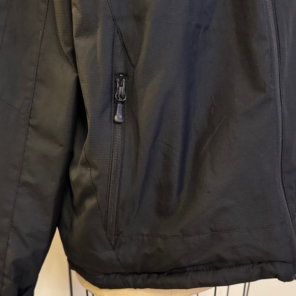 Men's Black Performance Jacket with Hood - Picture 6 of 8